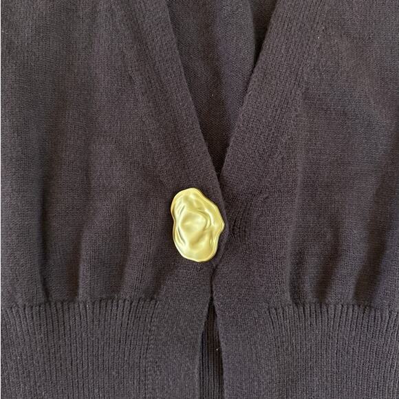 Cupshe Cardigan Effortless Confidence Size XS Brown Gold - Picture 2 of 6